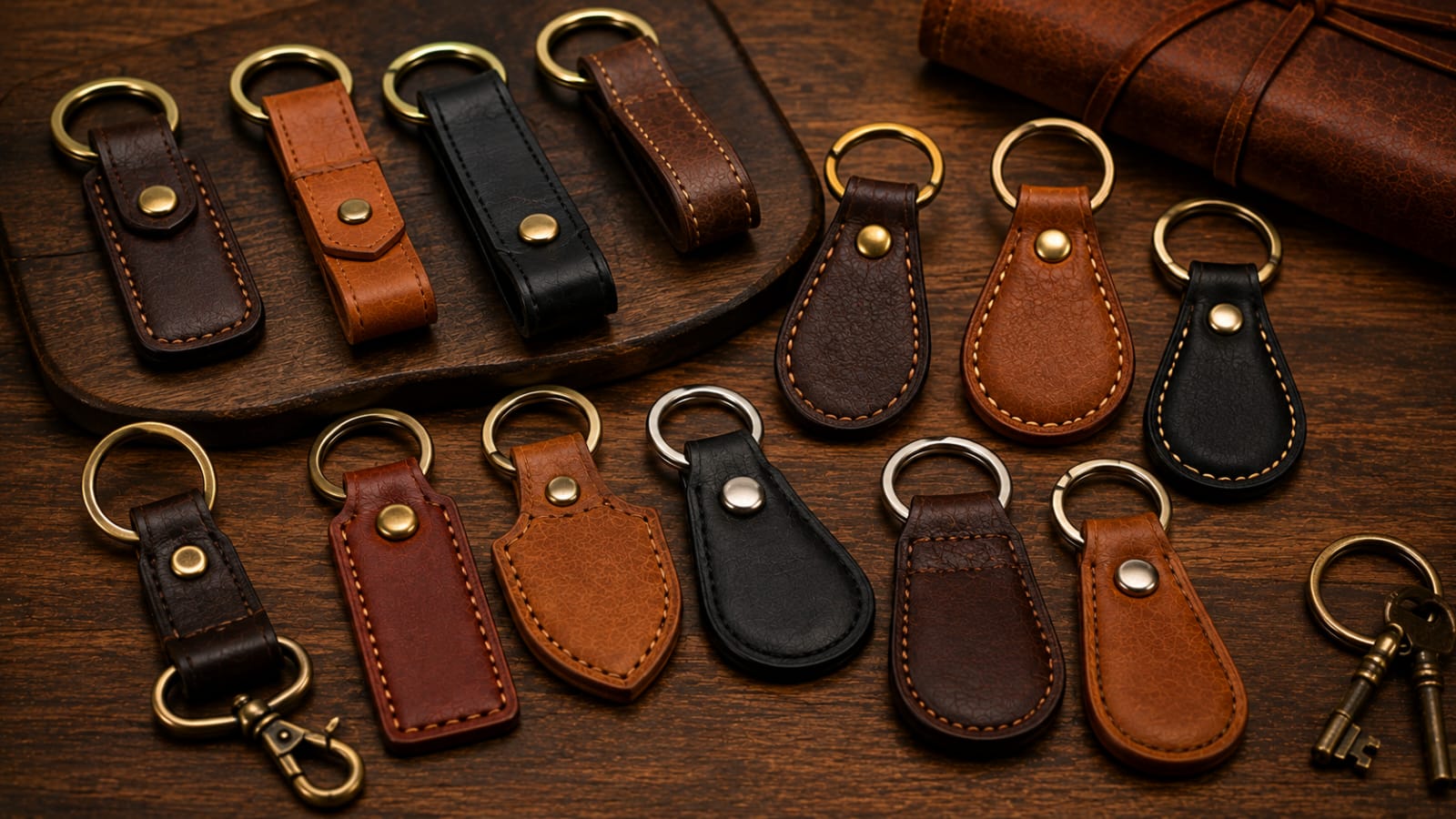 Leather Keychains